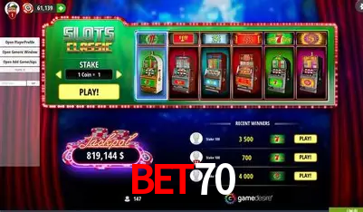 Descubra o Mundo do Cassino Online com bet70